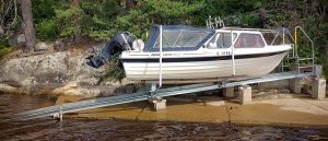 Autorobots båtslip Easyboatroller vr2000 med en Bella 530HT