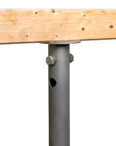 Illustration av hur den runda platta konsolen används