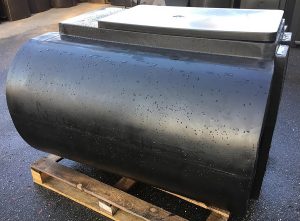 Bild på w1200 mittponton med uttag för låda eller tank