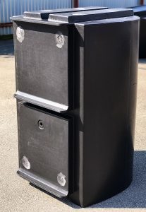 Bild på mittponton w800 modulponton stående på bakkant