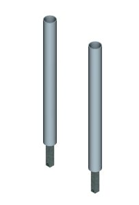 3D-bild av förlängningar till standard guidestolpar