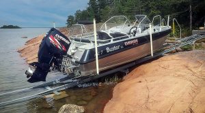 Easyboatroller båtslip vr1000 med en Buster XL