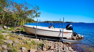 EasyBoatRoller båtslip vr500 med en Terhi 450