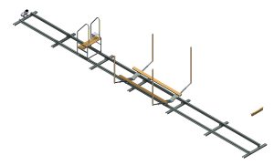 3D-bild av Autorobots båtslip Easyboatroller vr500