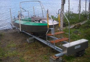 Easyboatroller båtslip Easyboatroller vr700 med en Buster M