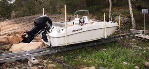 Easyboatroller båtslip vr700 med en Rival 440