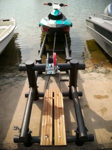 Jetski slipen VB-Jetski är en båtslip för Jet skis på sandtrand