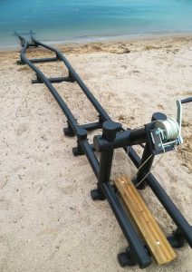 Roddbåts slip är en båtslip för roddbåtar, vb-150 på sandstrand