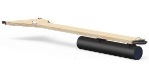 Bild på båtbom, ybom 6m med 75cm brett trädäck