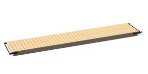 Bild på landgång 1.2m x 5.2m med leder i båda ändar
