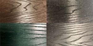 Bild på ytan och färgerna för däcksplanka 32x138