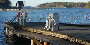 Bild på mottagningsanordning i Grisslehamn