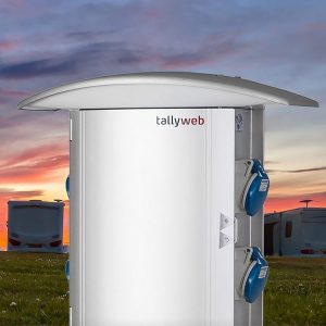 Bild på elstolpe Tallykey T6 kopplad till Tallyb