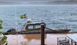 Båtfortöjning med Mooring whips