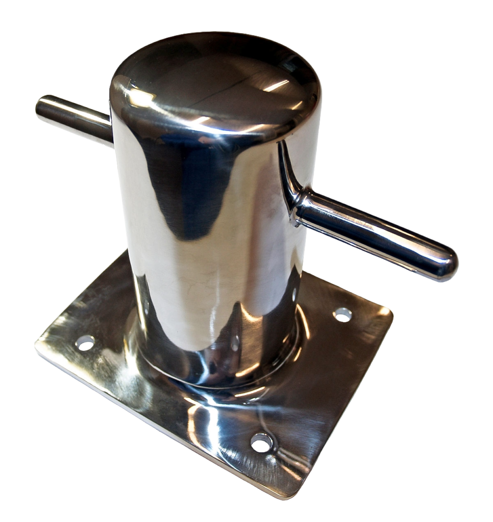 ASEKE™ polerad pollare i rostfritt stål 316 för marina installationer