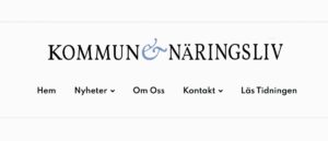 Kommun & Näringsliv där AlfaBryggan har publicerats med artikel om modern marin miljö